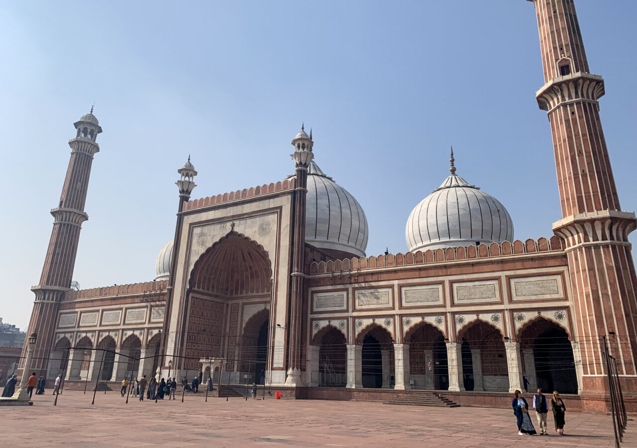Jama Masjid Mosque, Delhi, India by Karin Jones